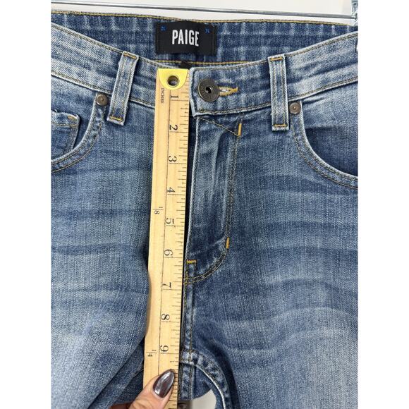 PAIGE Lennox Slim Fit Jeans Men’s 29x29 Medium Wash Stretch Denim USA Made - Picture 5 of 8